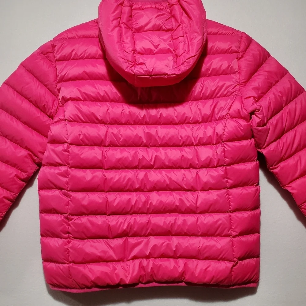 Eddie Bauer Girls Size XL Size‎ 16 Pink Magenta Cirruslite Down Full Zip Jacket